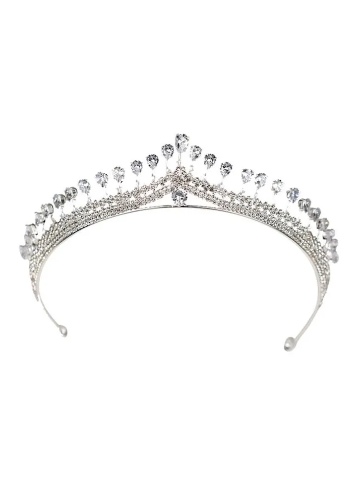 Zircon Studded Bridal Tiara