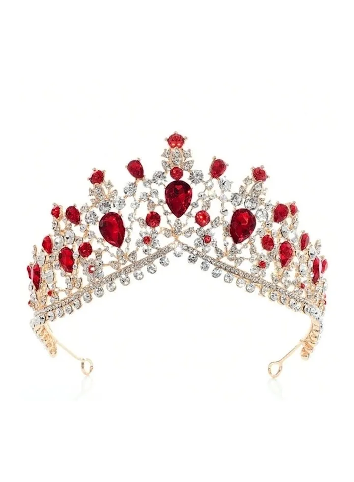 Rhinestone Studded Bridal Crown
