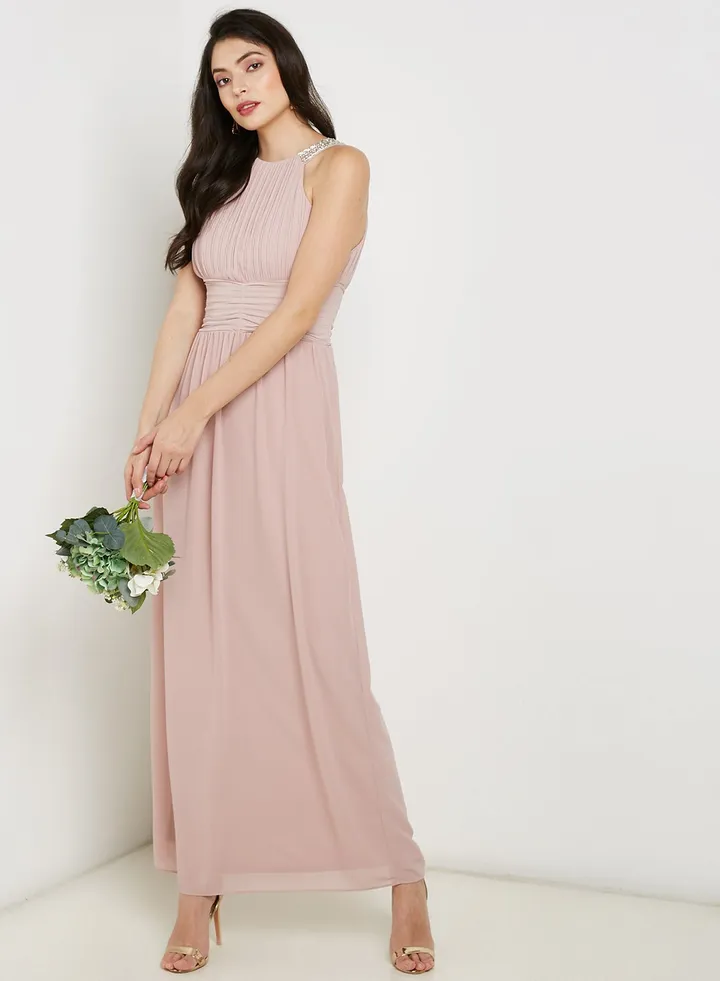 Liza Maxi Dress Pink