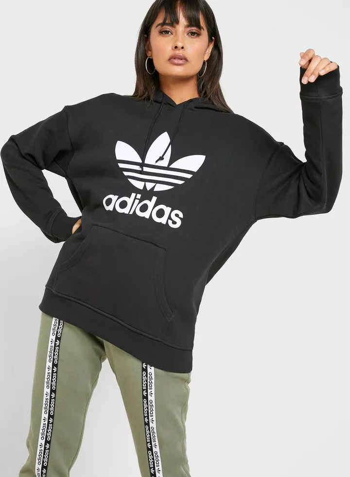Trefoil Adicolor Casual Womens Sweatshirt Hoodie