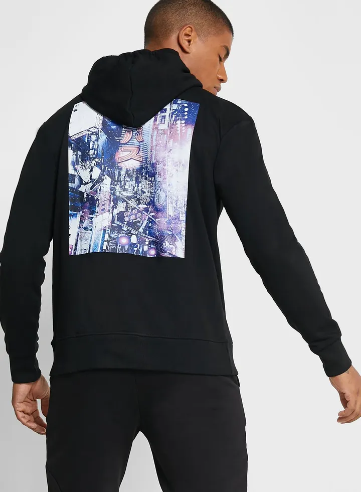 Printed Hoodie