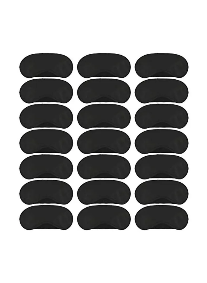 50-Piece Blindfold Eye Mask Black