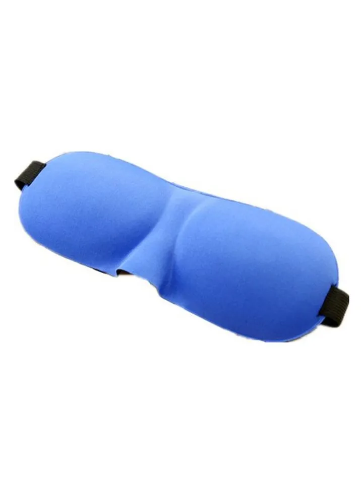 3D Contoured Adjustable Sleeping Eye Mask Blue/Black