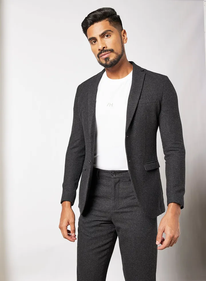Slim Blazer Anthracite