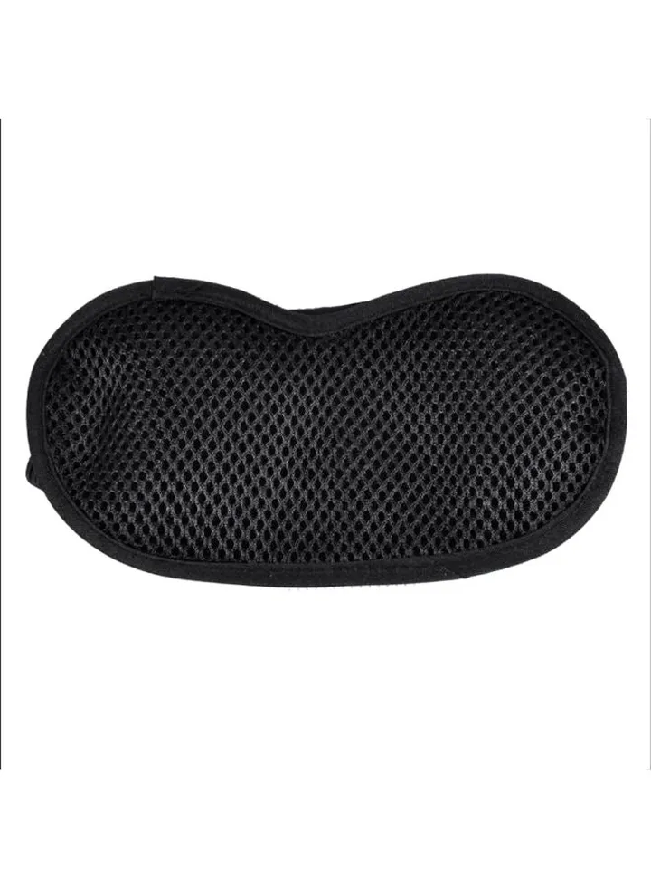 3D Blindfold Sleeping Eye Mask Black