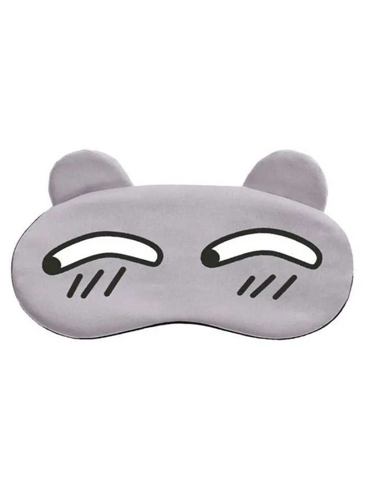 Animal Cartoon Sleeping Eye Mask Grey/Black/White