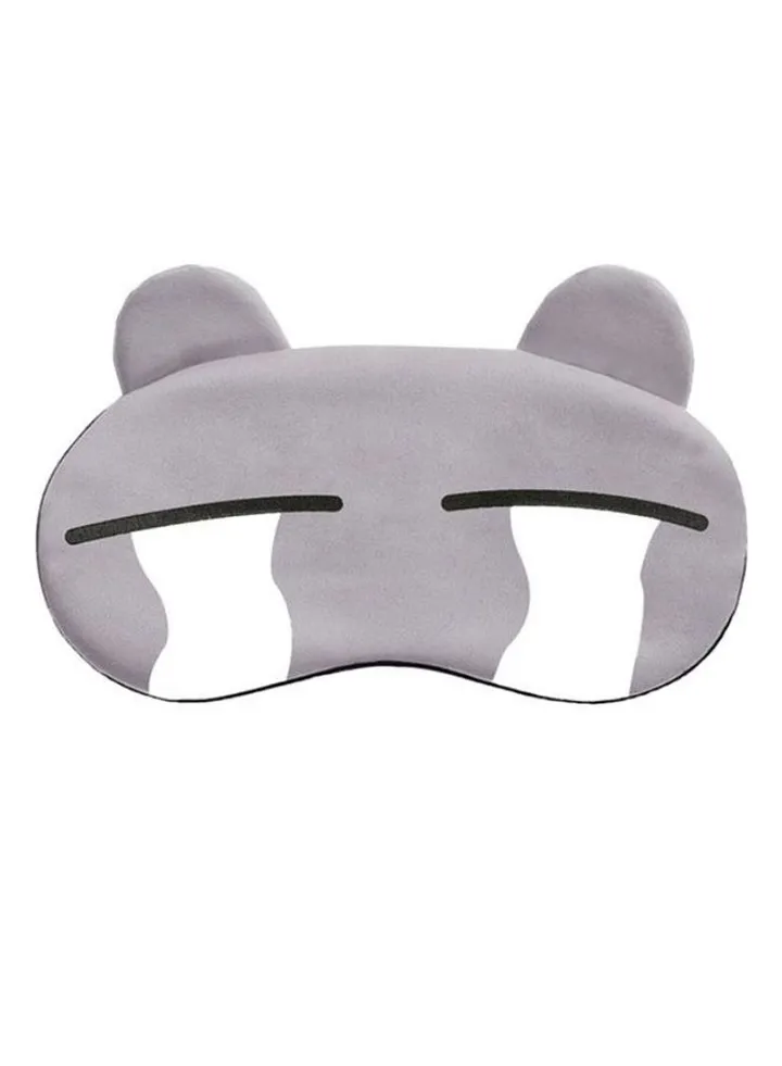 Funny Cartoon Sleeping Eye Mask Grey/Black/White