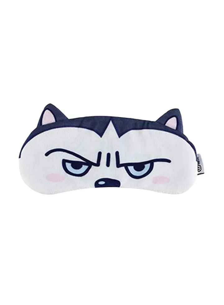 Portable Sleeping Eye Mask White/Blue