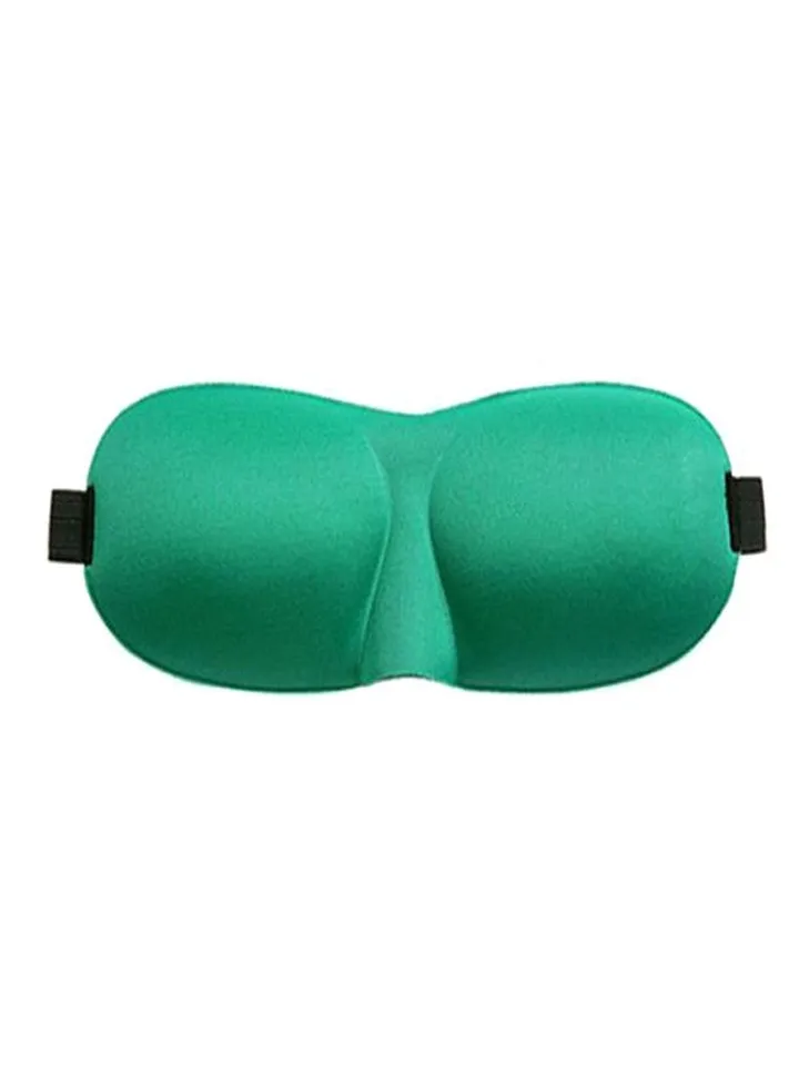 3D Countered Sleeping Eye Mask Green