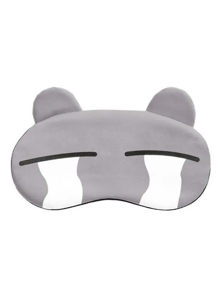 Funny Cartoon Sleeping Eye Mask Grey/White/Black