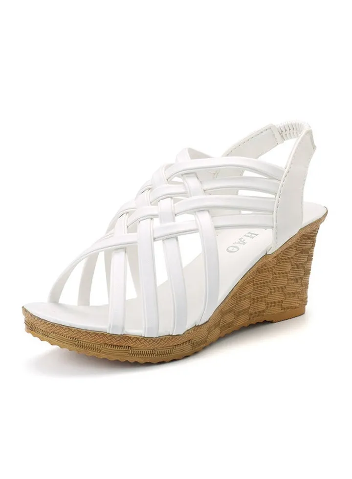 Knitted Wedges White