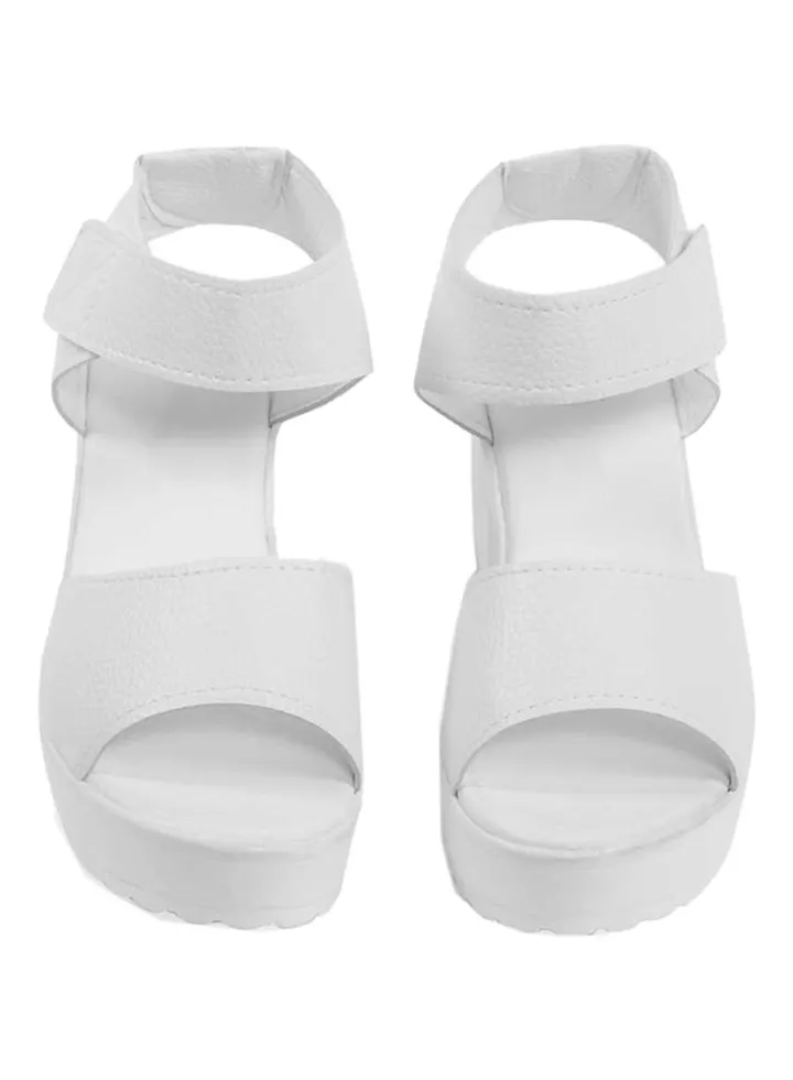 Piscine Mouth Sandal White