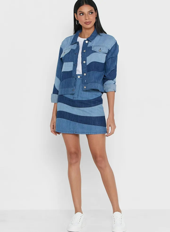 Denim Mini Skirt