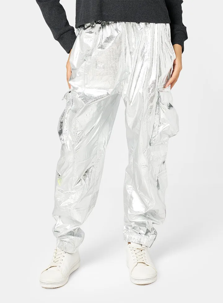 Metallic Tracksuit Bottoms (All Gender)