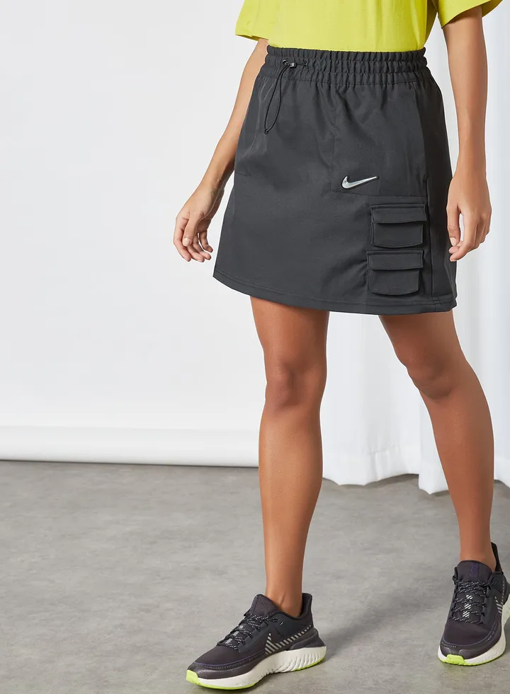 NSW Swoosh Skirt Black