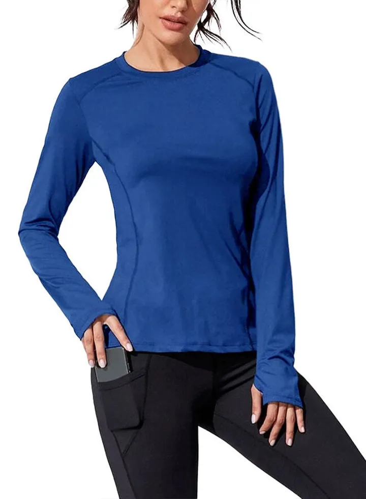 Sportswear - Sport Top Long Sleeves - Royal Blue