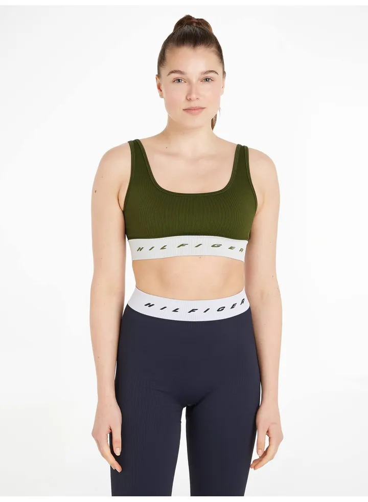 Women's Sport Low Support Skinny Fit Sports Bra, Green