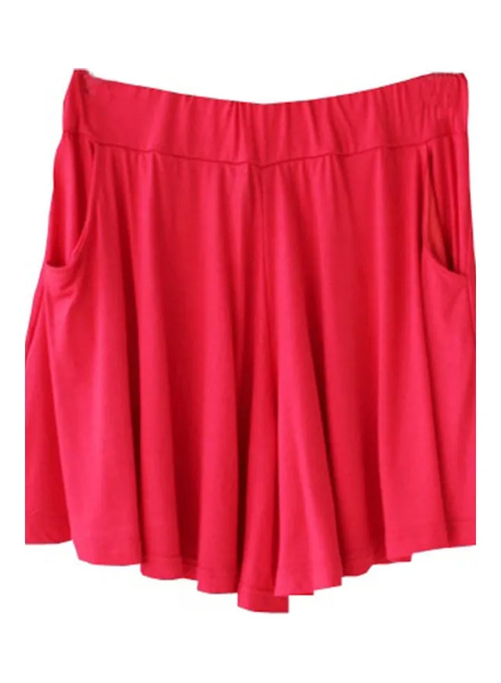 High Waist Pantskirt Watermelon Red