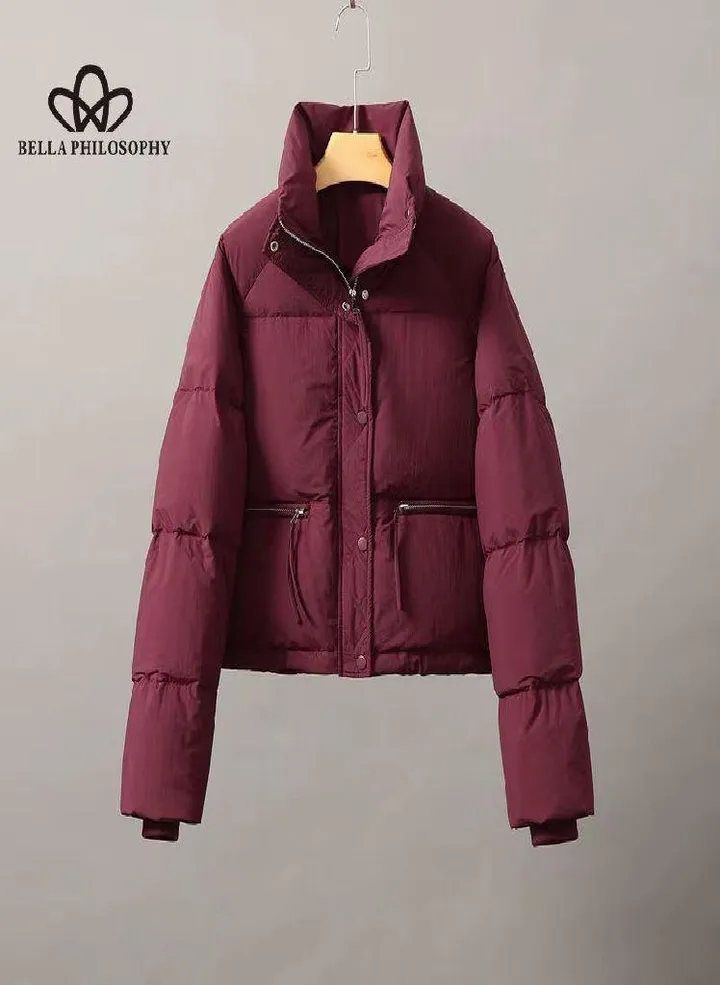 Winter Short Jacket Parkas Women New Thicken Warm Coat Stand Collar Casual Parka Women Streetwear Down Jacket