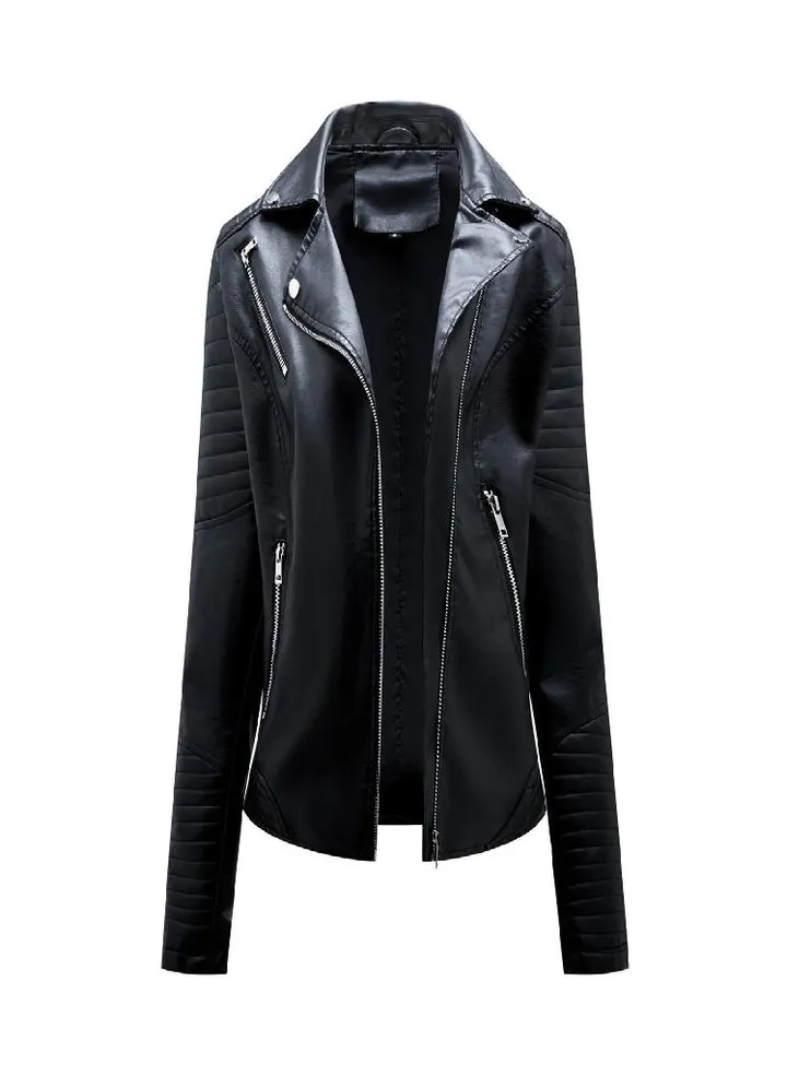 Women Casual Sweatshirt on Slim Zipper Long Sleeve Bomber Jacket Warm Coat