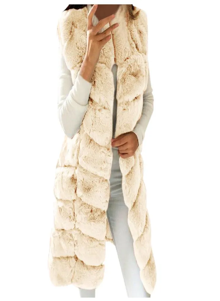 Womens Faux Gilet Vest Sleeveless Waistcoat Body Warmer Jacket Coat Outwear