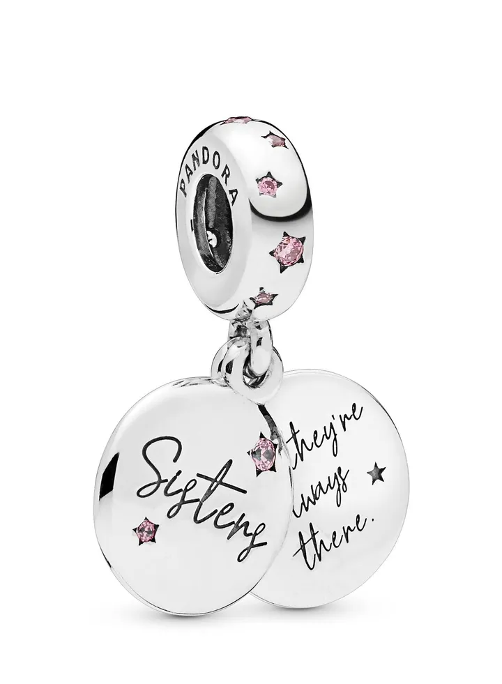 PANDORA Jewelry Forever Sisters 925 Sterling Silver Pendant