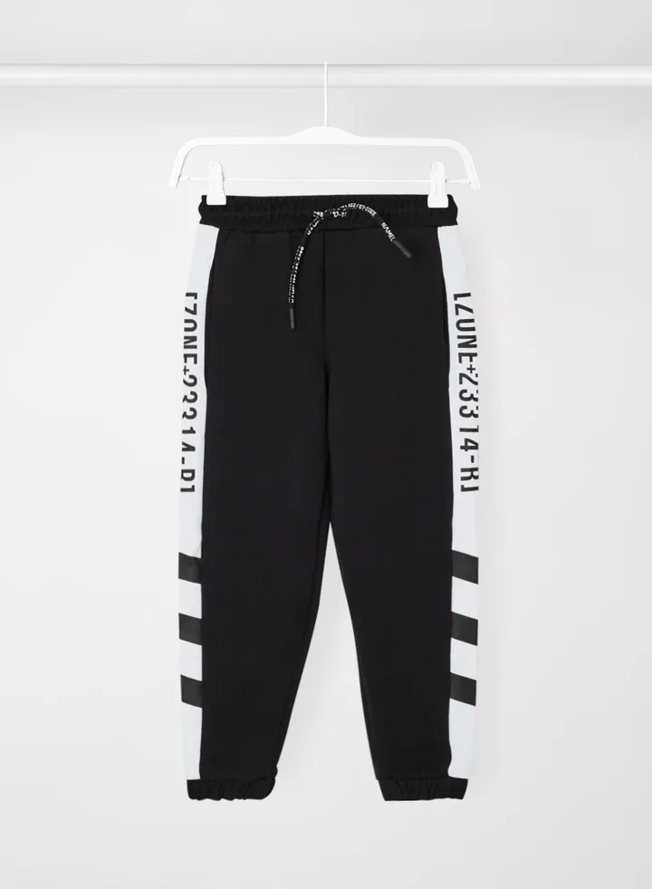 Kids/Teen Side Tape Joggers Black