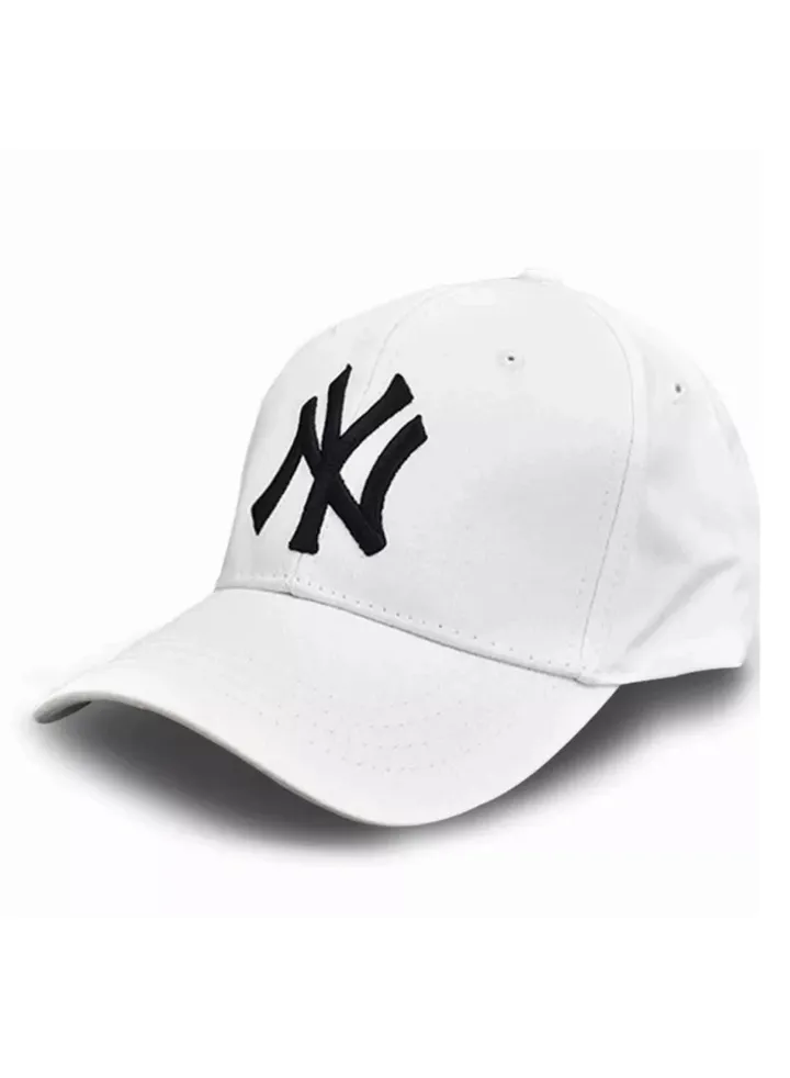 Ny baseball sports Cap hat, white