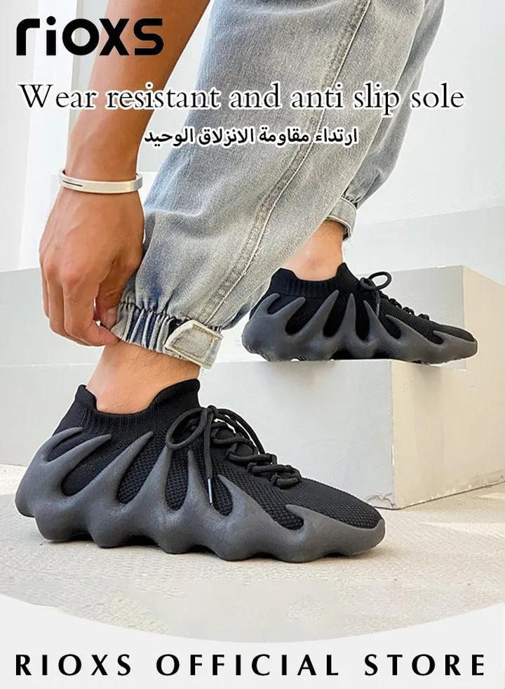 Men's Fashion Running Shoes Casual Athletic Walking Sneakers Mesh Breathable Sports Shoes For Running Jogging