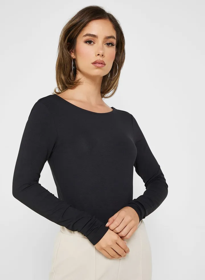 High Leg Knitted Body