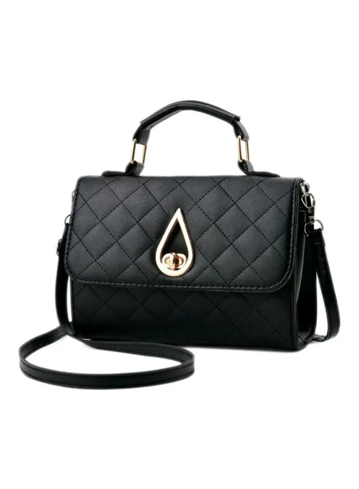 PU Satchel Bag Black