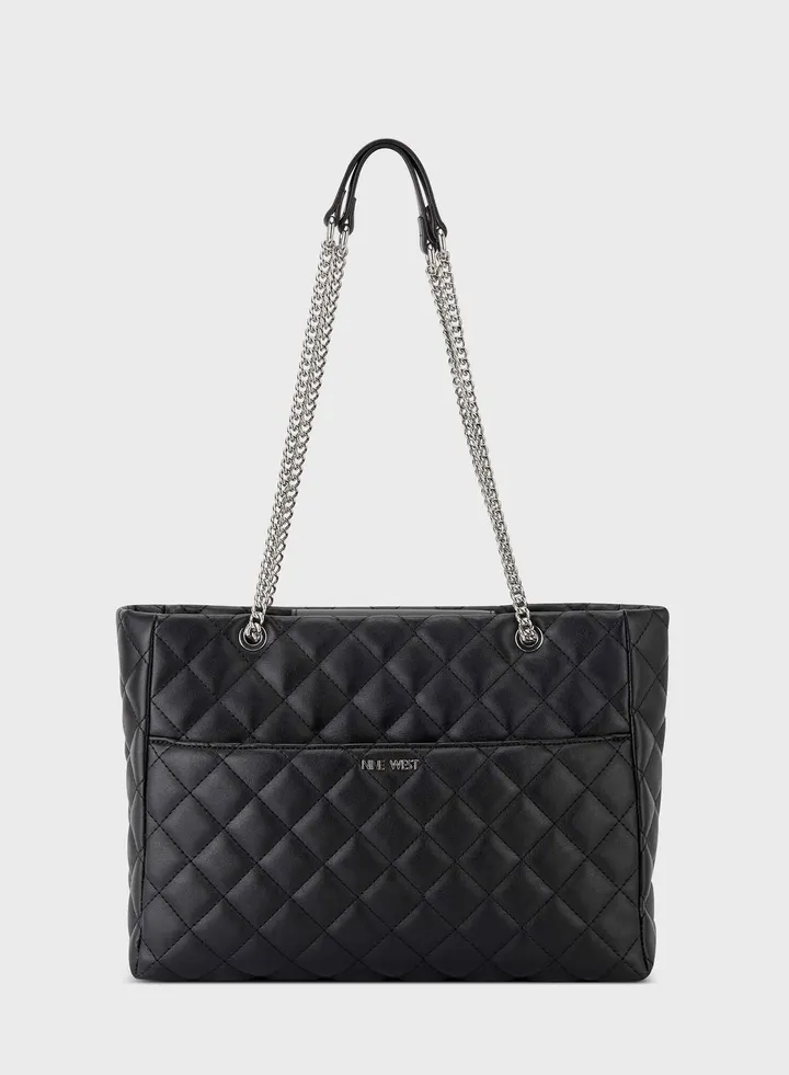 Quilted Top handle Tote