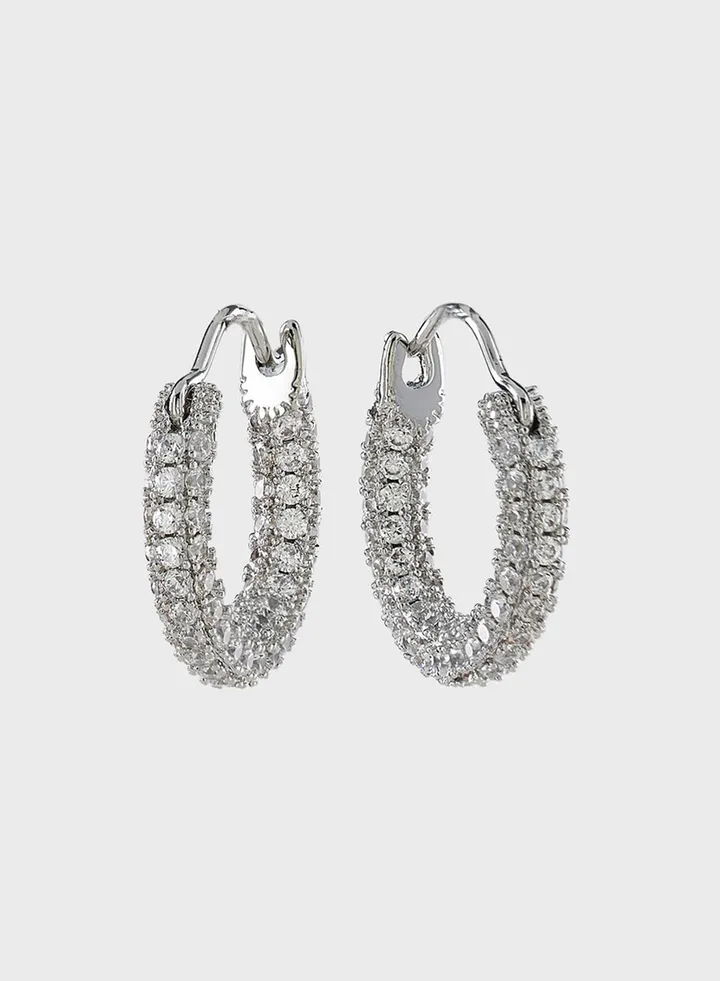 Pave Amalfi Cuff Earrings