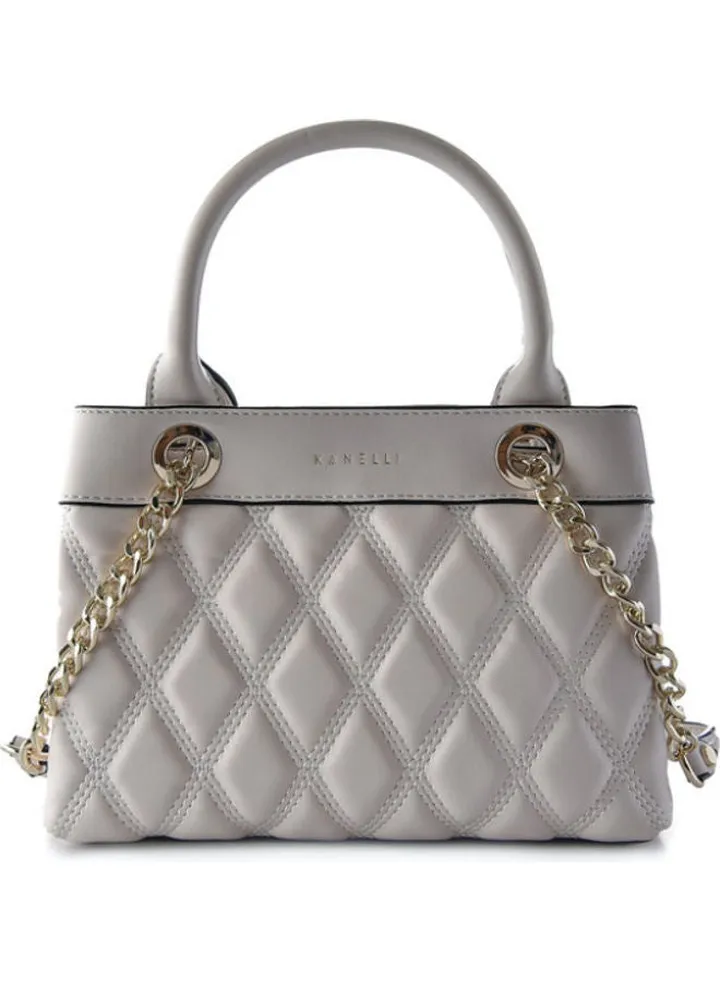 Casual Stylish Satchel Off White