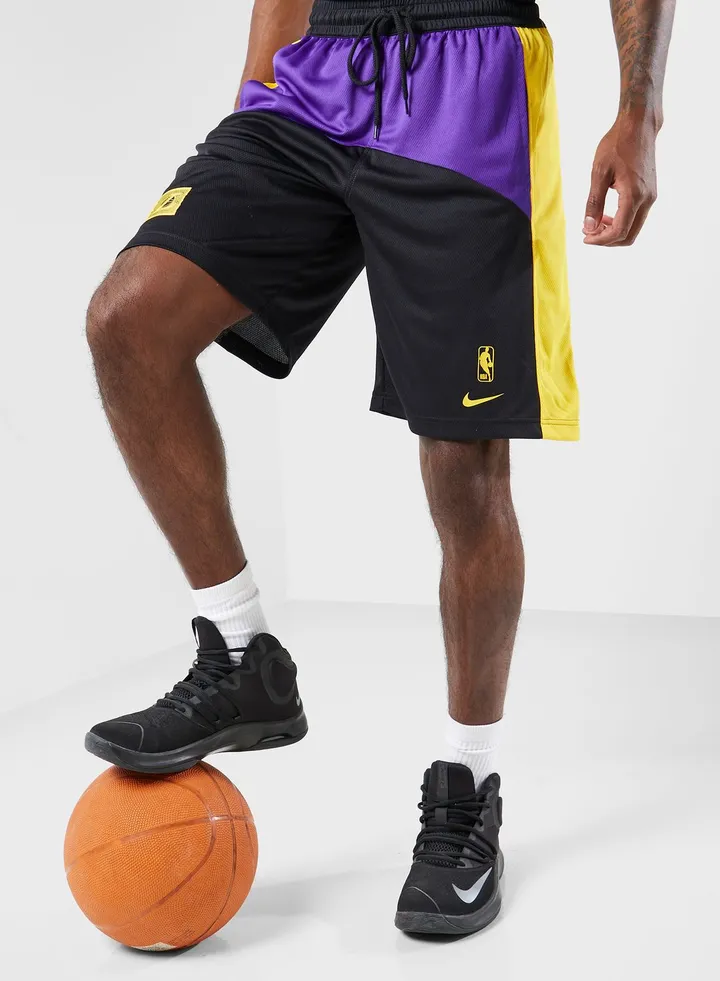 Los Angeles Lakers Dri-Fit Starts Shorts
