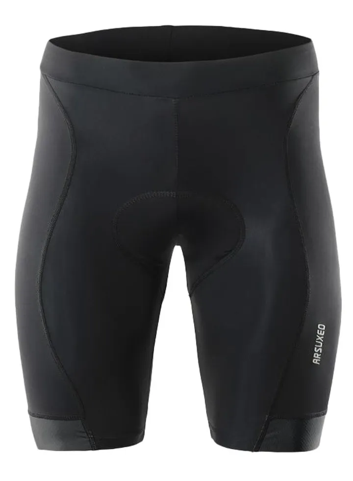 Breathable 3D Gel Padded Compression Shorts Black