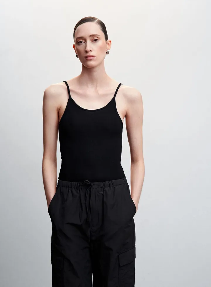 Ribbed Knitted Cami