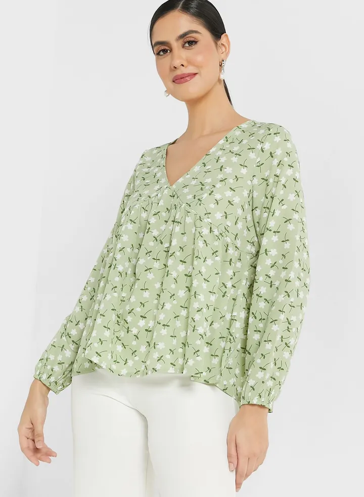 Floral Printed Top