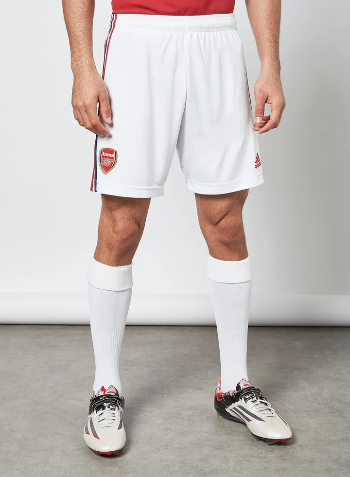 Arsenal 21/22 Home Football Shorts White