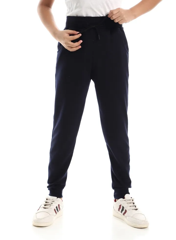 Caesar Boys Elastic Waist Sweatpants blue