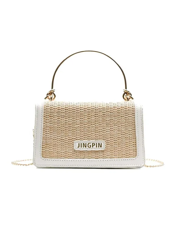 Stylish Satchel Bag White