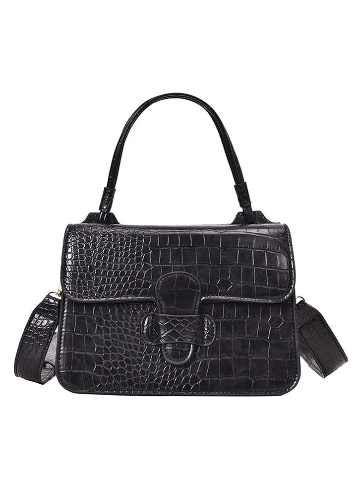 Fashion Light Weight Satchel Black