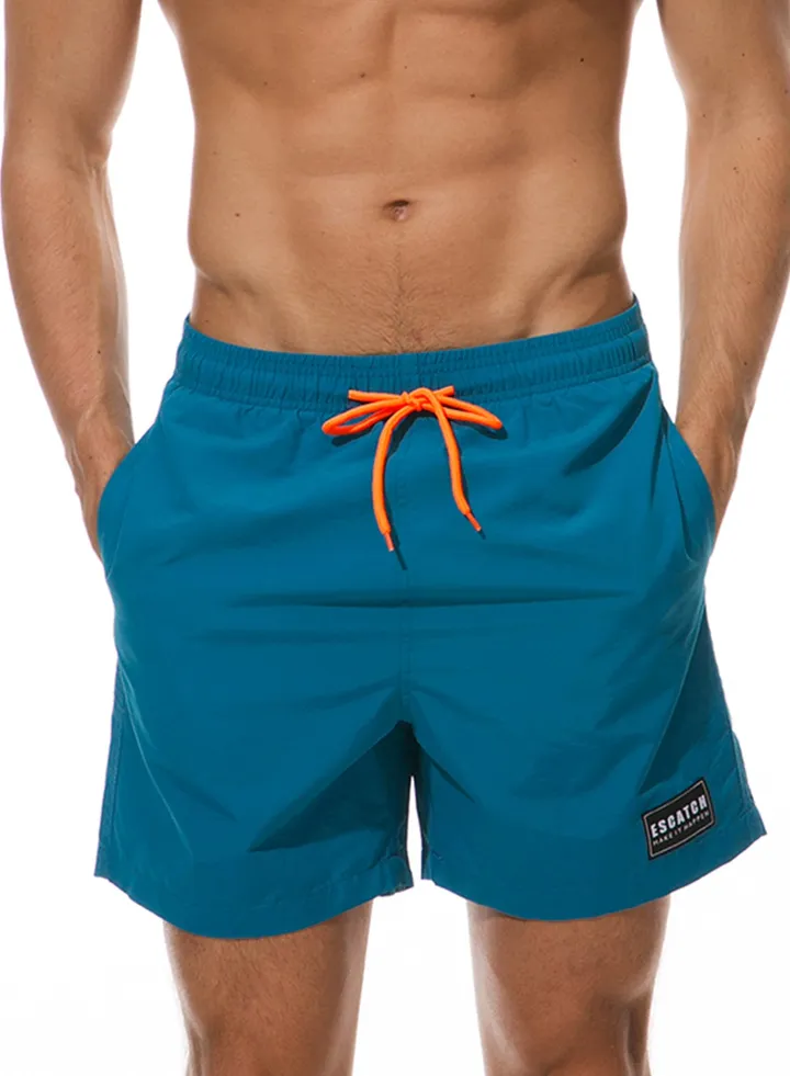 Pocket Detailed Casual Shorts Blue