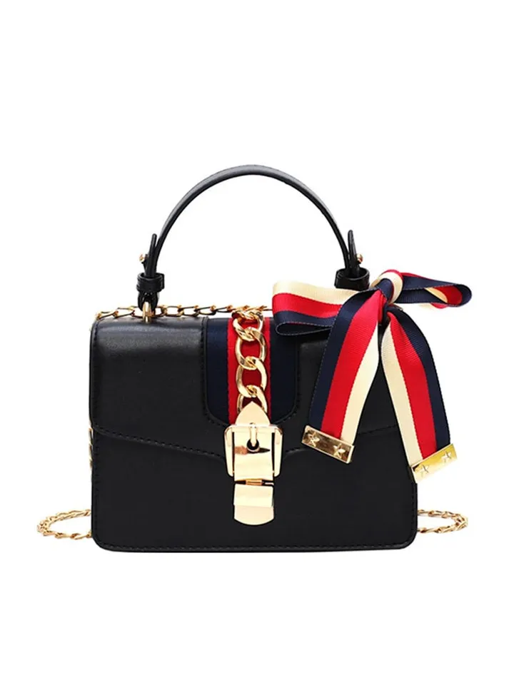 Fashion Light Weight Satchel Black