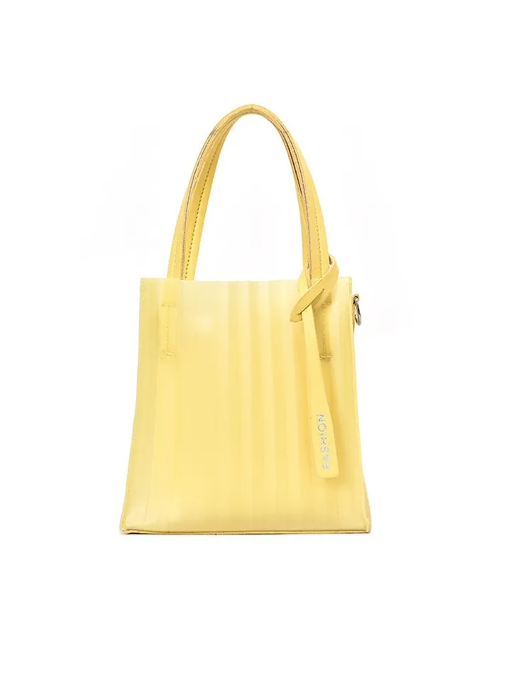 Comfortable And Stylish Satchal Handbag Yellow