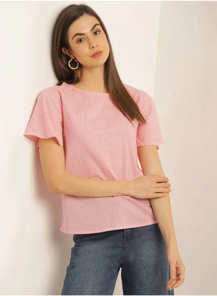 Fashion Top Blouse - Pink