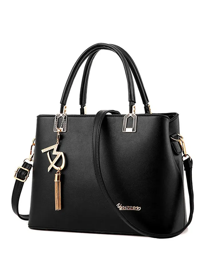 Fashion Light Weight Satchel Black