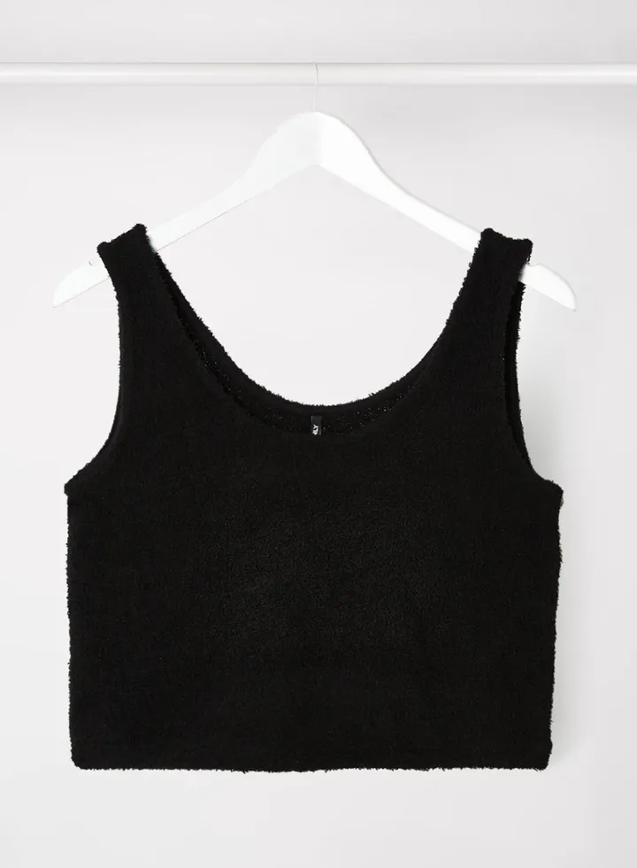 Scoop Neck Cami Top Black
