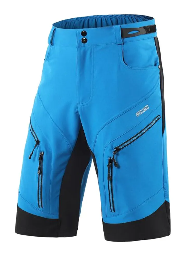 Quick Drying Breathable Cycling Shorts Blue/Black