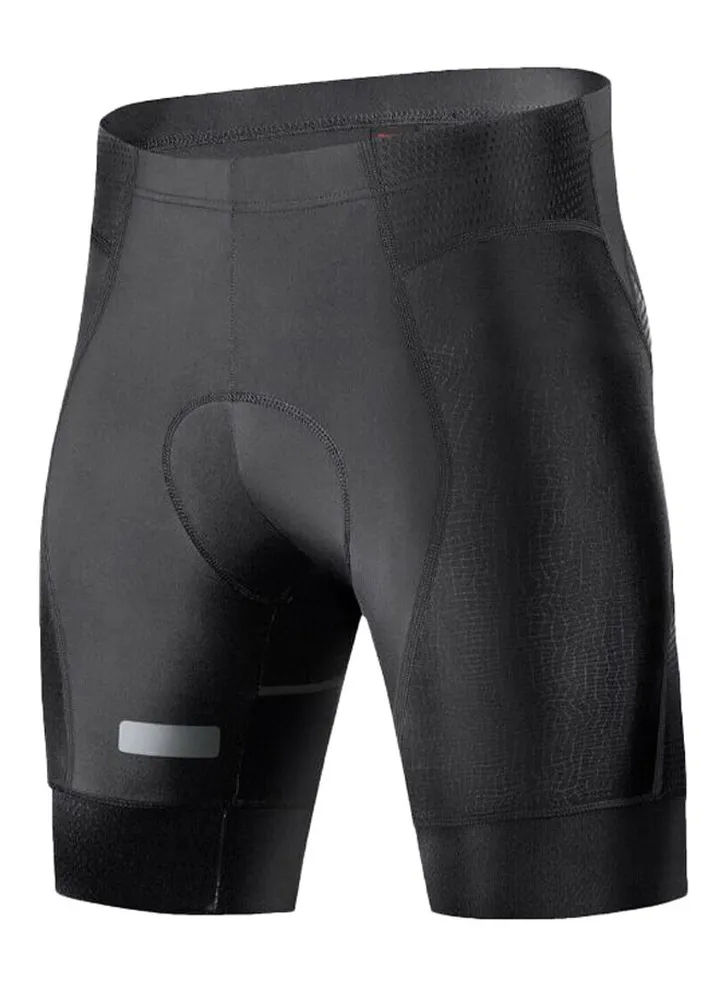 Breathable 4D Gel Padded Compression Shorts Black